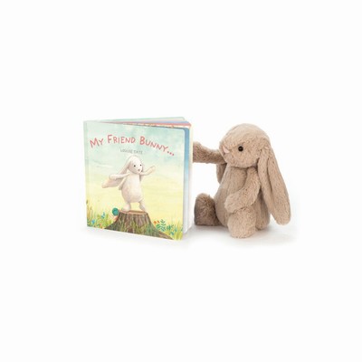 Jellycat My Friend Bunny and Bashful Beige Bunny Medium Australia | 235690AQD